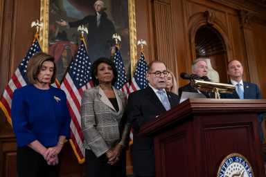 Nancy Pelosi, Jerrold Nadler, Adam Schiff, Carolyn Maloney, Maxine Waters, Richard Neal