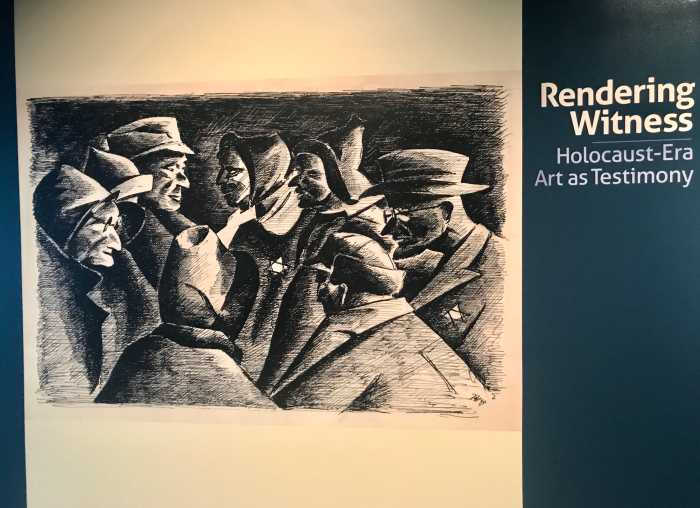 Exhibit of eyewitness drawings of the Holocaust opens in Lower Manhattan 2