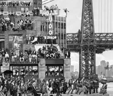 The Chronicles of New York City, 2018– 19 (detail), JR. © JR-ART.NET (Courtesy Brooklyn Museum)