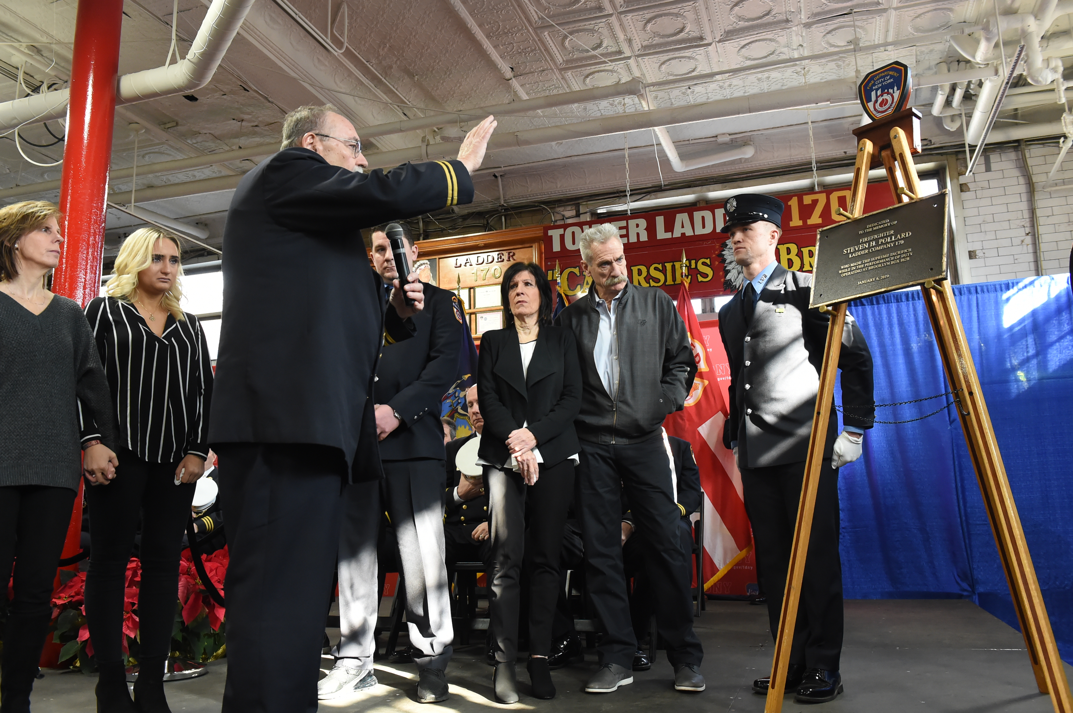 FDNY unveils memorial plaque in Brooklyn for firefighter lost in tragic fall 3