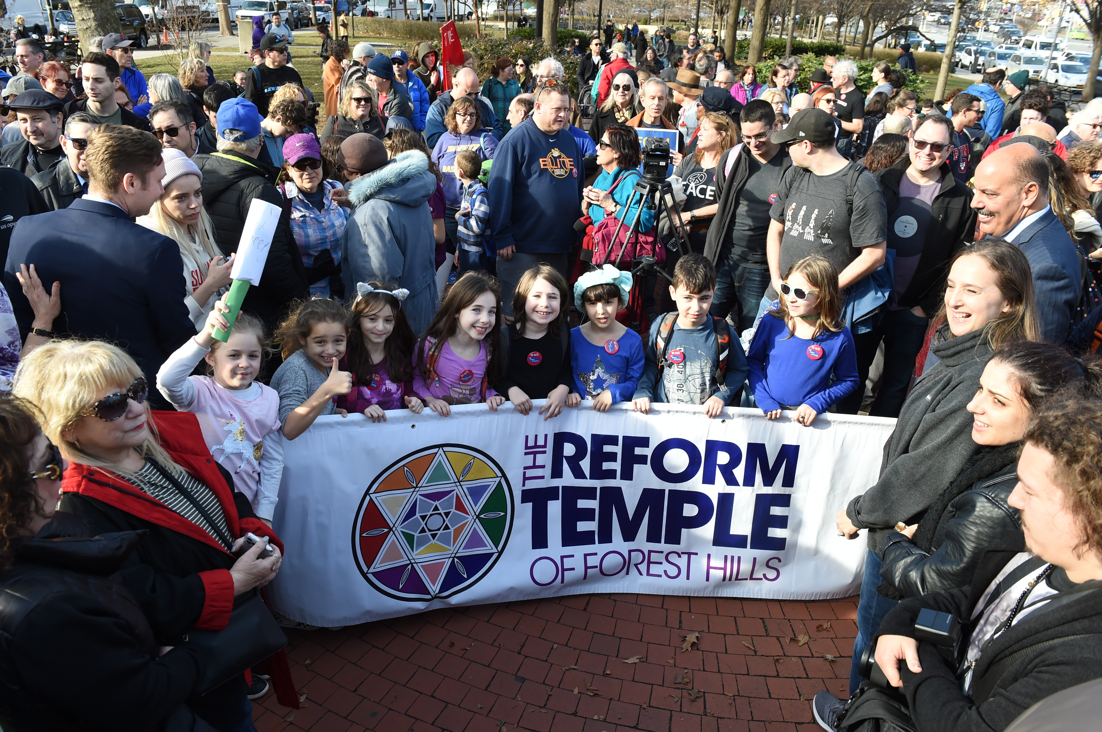 'We will never go quietly into the night': Queens voices unity against hate at rally 3