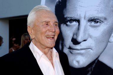 FILE PHOTO: Actor Douglas arrives to receive an inaugural award for Excellence in film presented by the Santa Barbara International Film Festival in Santa Barbara