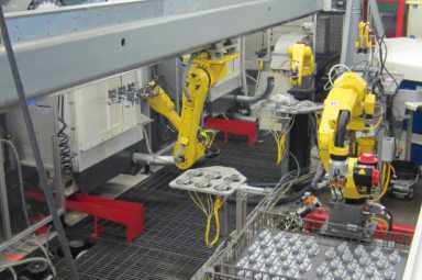 Parts are machined at Twin City Die Castings in Minneapolis