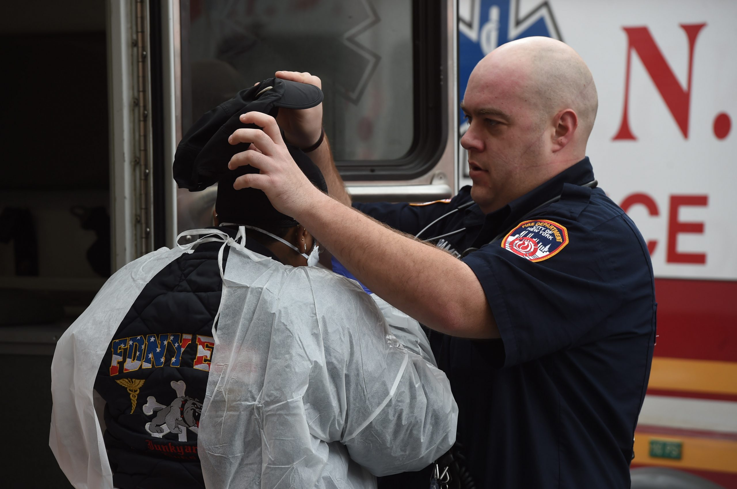 Concern for New York's firefighters paramedics grows as outbreak soars across city 2