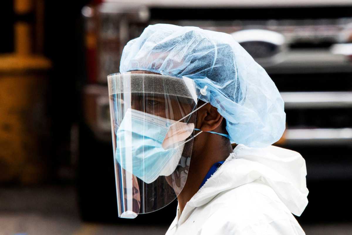 FILE PHOTO: The spread of the coronavirus disease (COVID-19) in New York