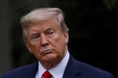 U.S. President Trump leads daily coronavirus response briefing at the White House in Washington