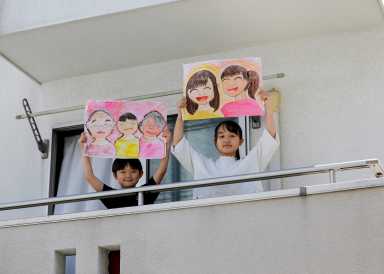 The Wider Image: Children’s drawings from lockdown show the world what they miss most