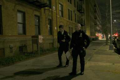 Cops investigate shooting that left four people injuried at 165 Rockaway Parkway.