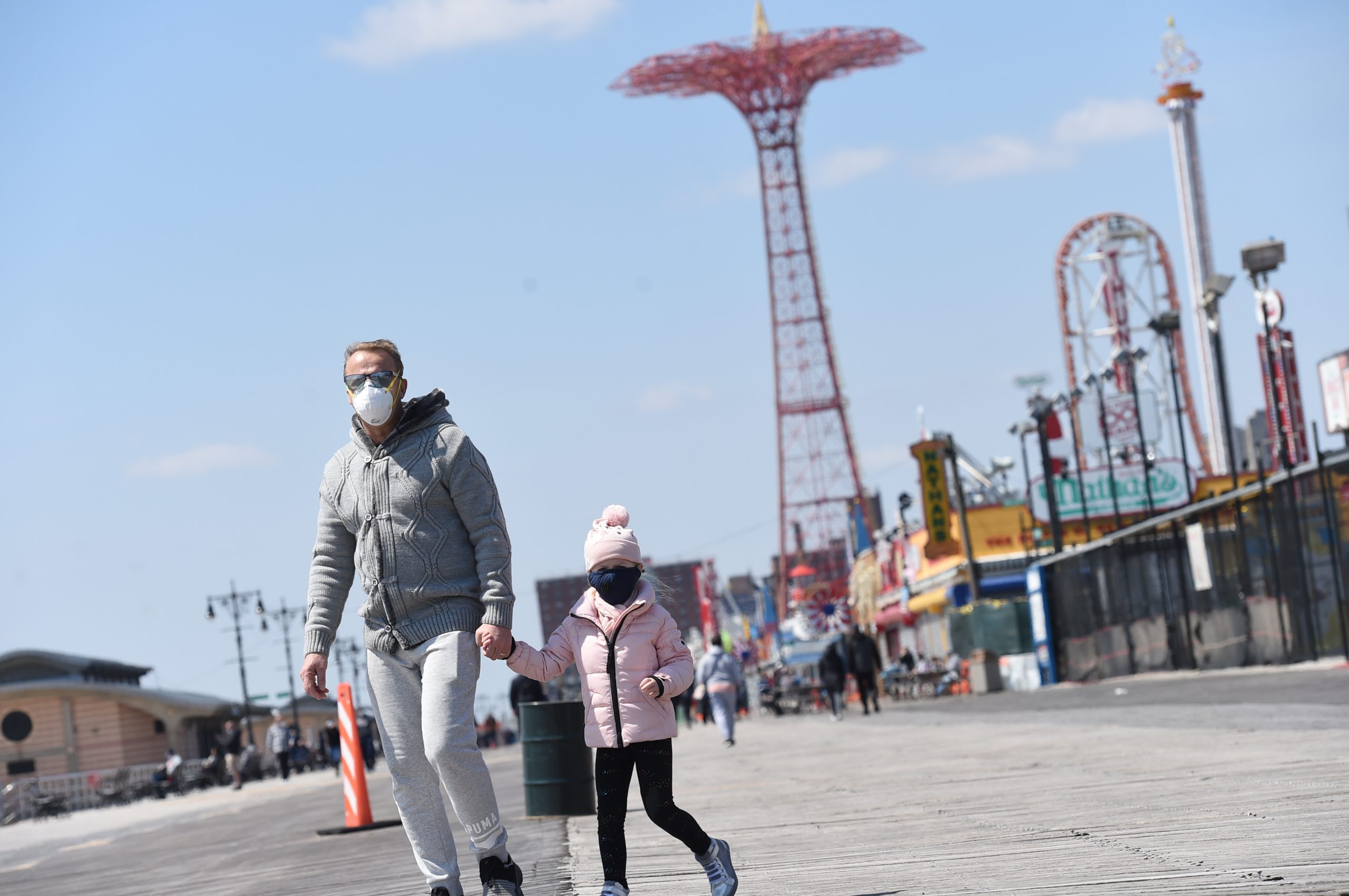While optimism over curbing COVID-19 springs in New York, de Blasio warns residents to keep distance 3