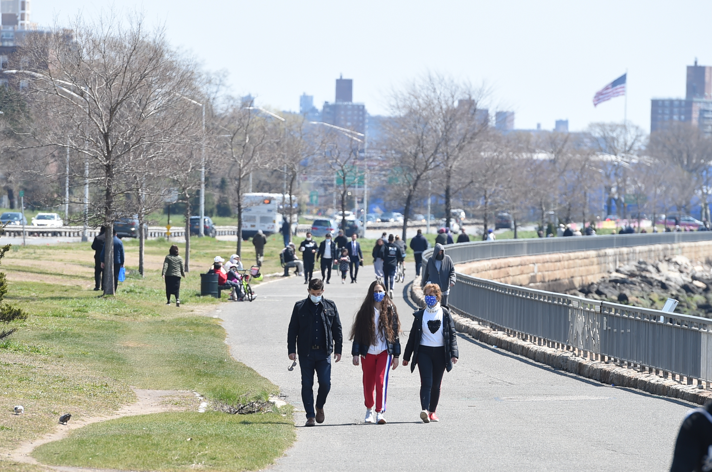 While optimism over curbing COVID-19 springs in New York, de Blasio warns residents to keep distance 5