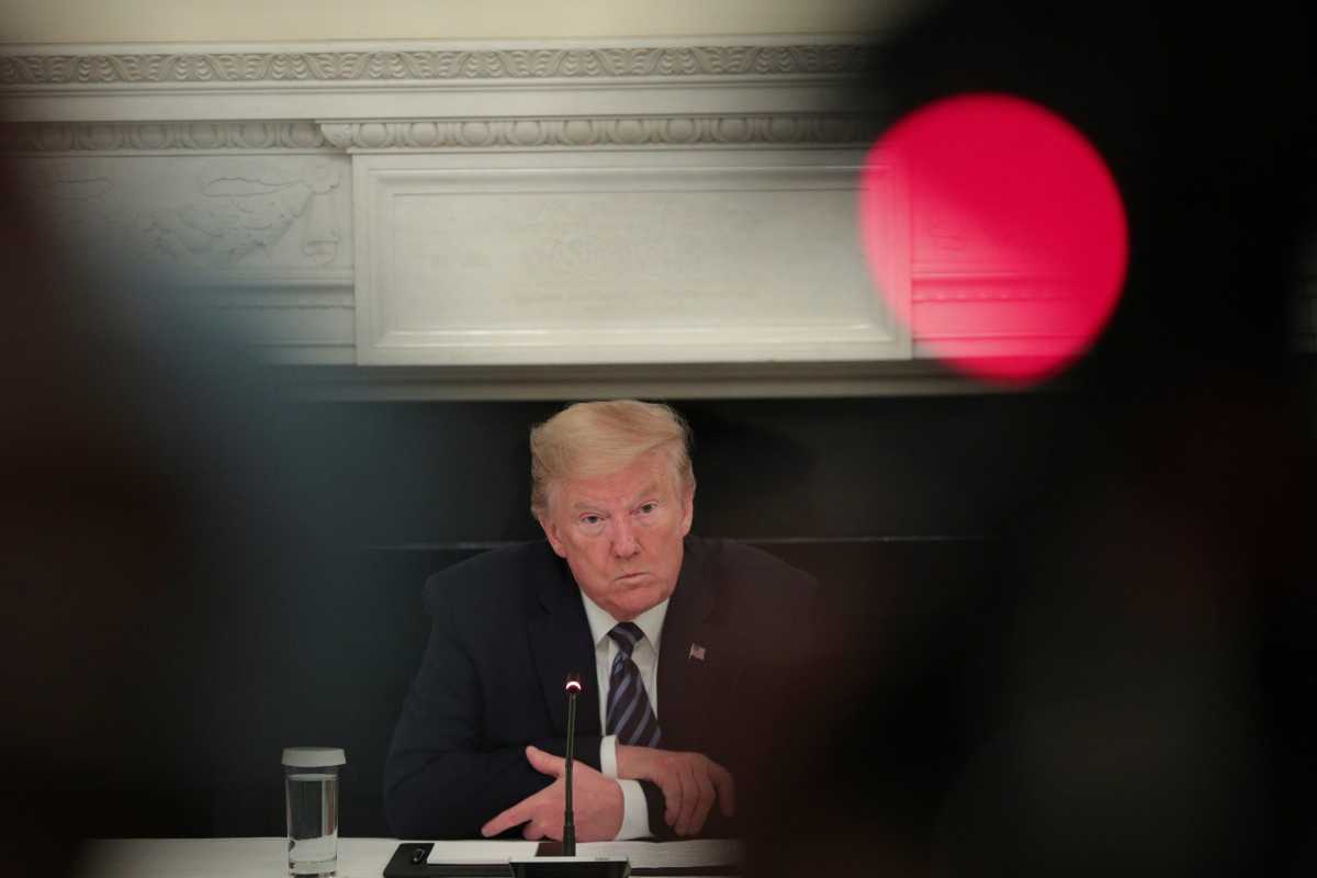 FILE PHOTO:  U.S. President Trump meets with Republican members of Congress at the White House in Washington