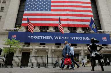 New York Stock Exchange opens during COVID-19