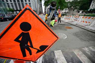 Roadwork on the road