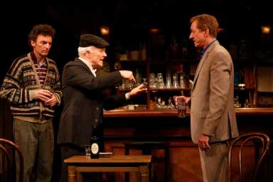 Johh Keating, Dan Butler & Sean Gormley in THE WEIR, Photo by Carol Rosegg