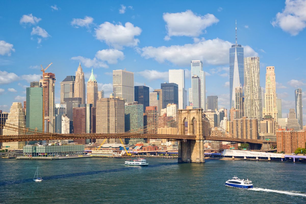 Lower Manhattan skyline