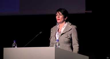 Ghislaine Maxwell speaks at the Arctic Circle Forum in Reykjavik