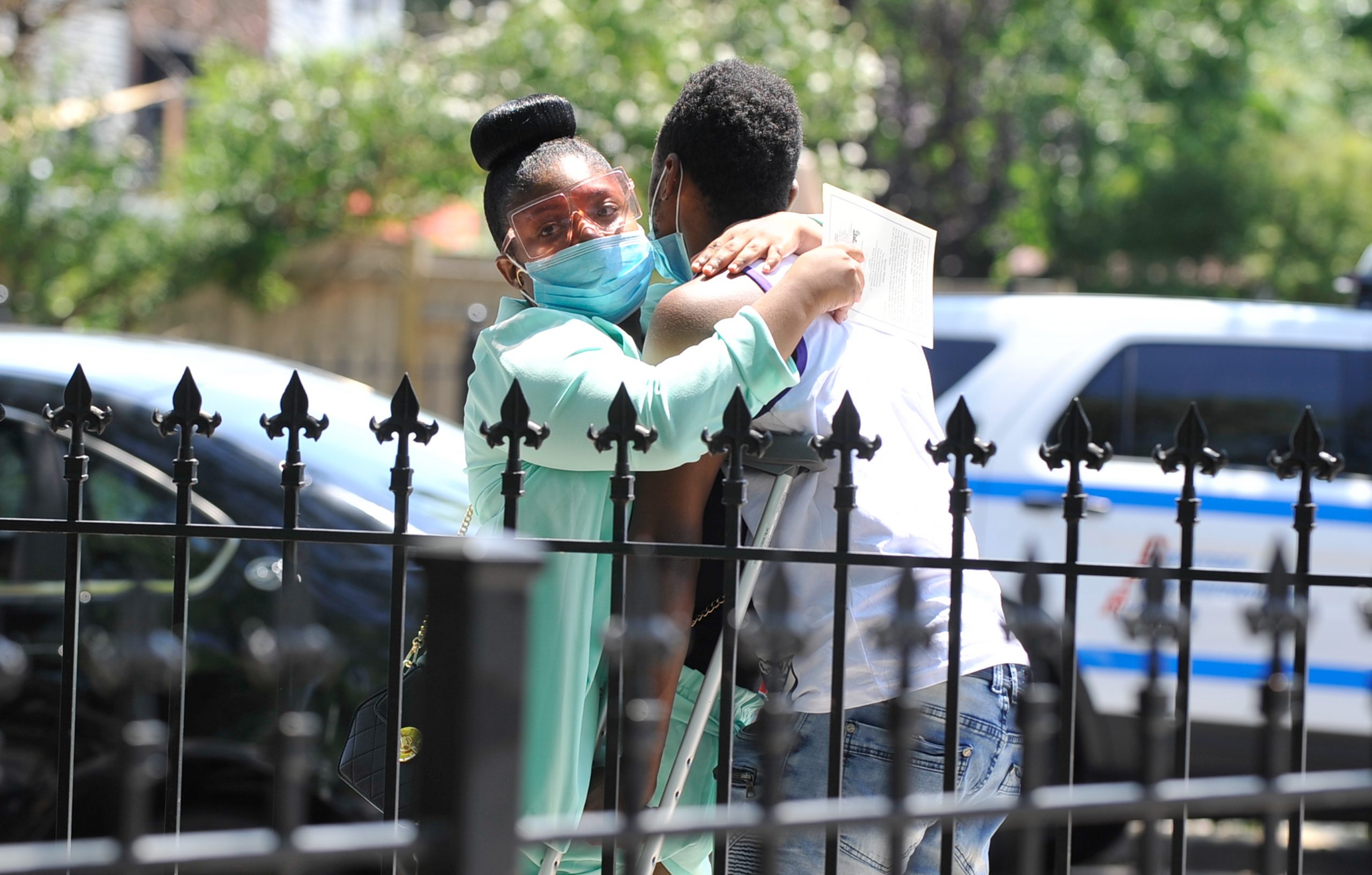 Flowers, Teddy bear and Elmo surround 1-year-old shot at Brooklyn BBQ 3