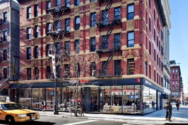 exterior photo of the Tenement Museum on the Lower East Side in Manhattan