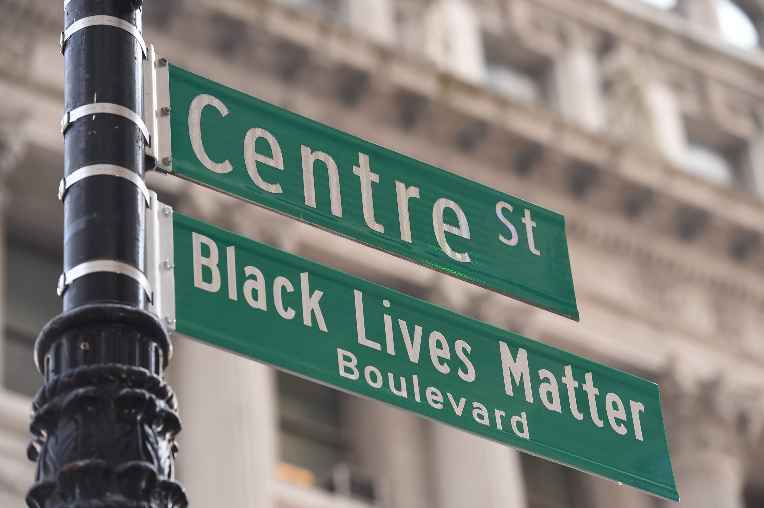 Centre Street is named 'Black Lives Matter Boulevard' but not without interruption 2