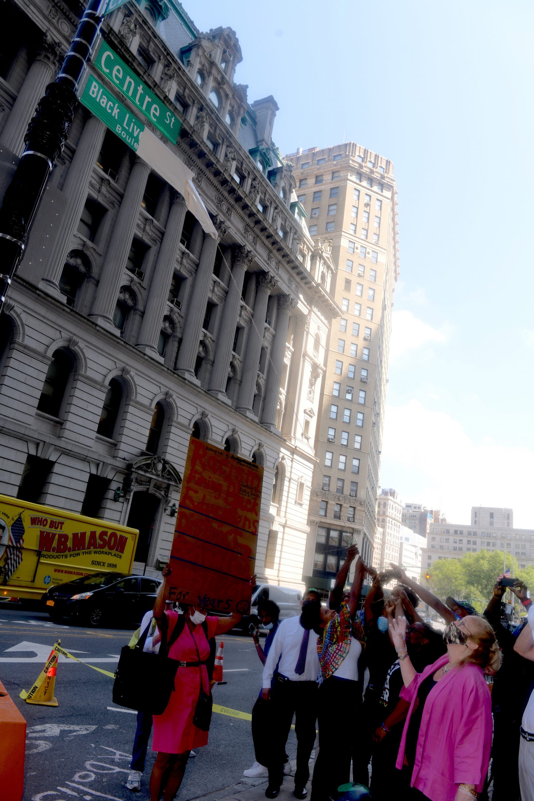 Centre Street is named 'Black Lives Matter Boulevard' but not without interruption 6
