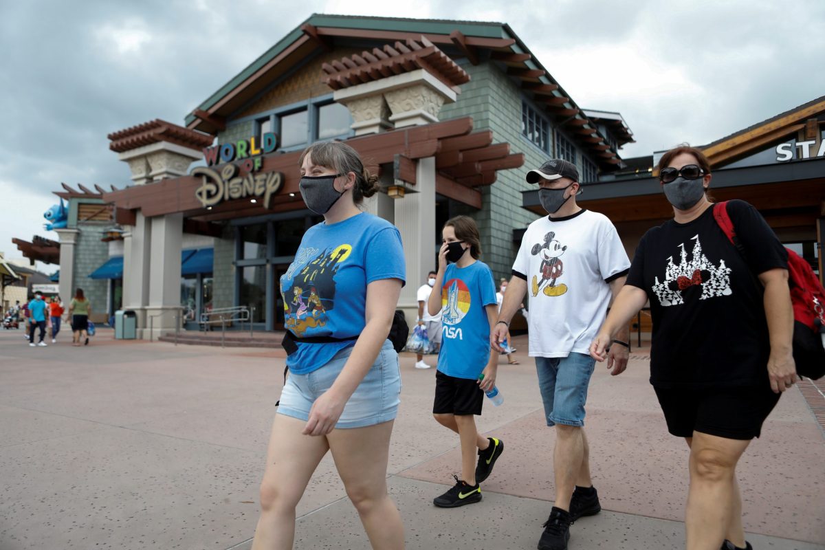 FILE PHOTO: Walt Disney World conducts a phased reopening from coronavirus disease (COVID-19) restrictions in Lake Buena Vista