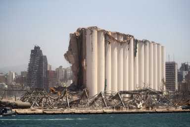 Aftermath of Tuesday’s blast in Beirut’s port area
