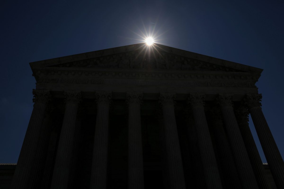 FILE PHOTO: A general view of the U.S. Supreme Court building in Washington