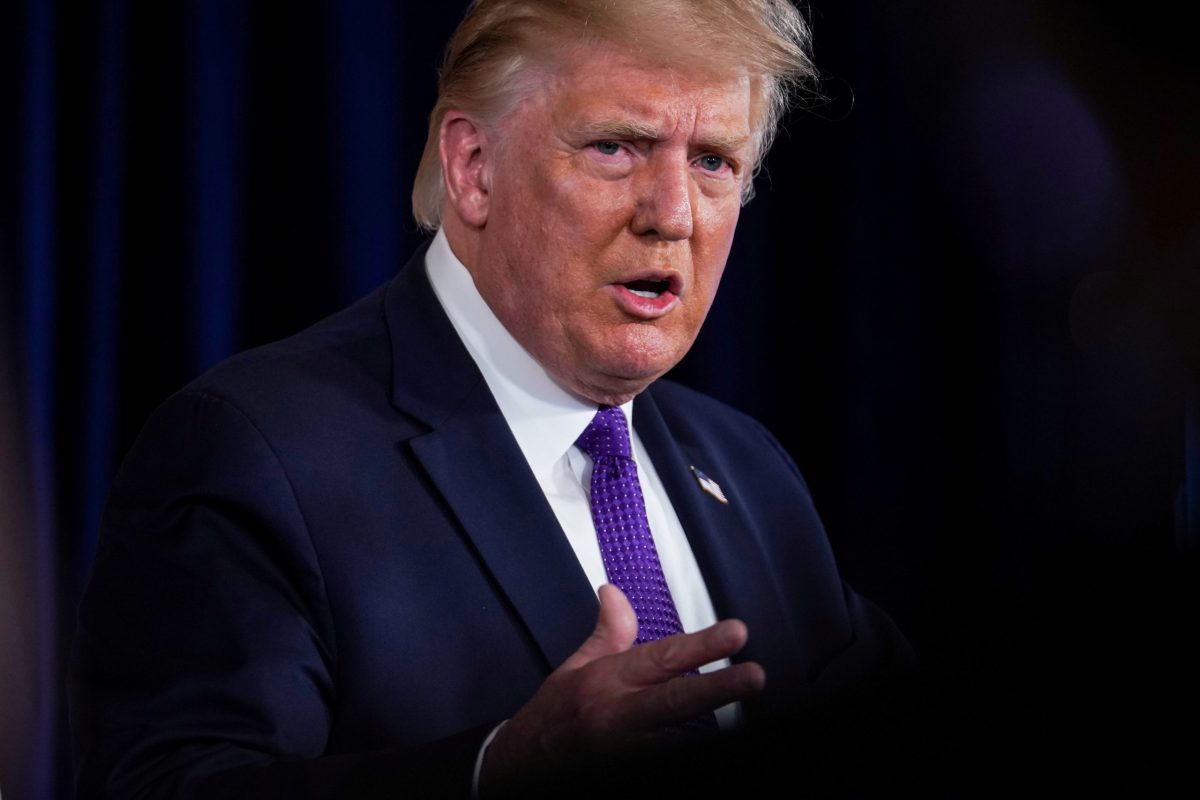President Donald Trump Delivers Remarks at a Bedminster News Conference