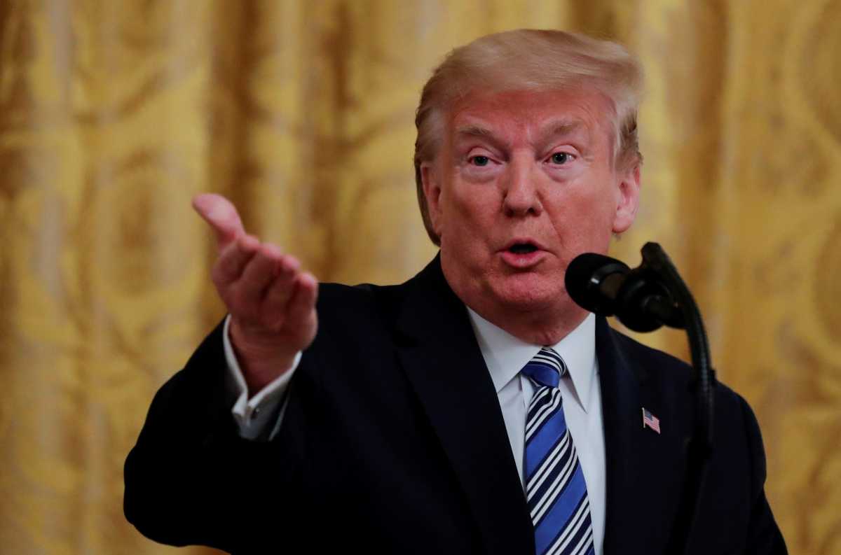 FILE PHOTO: U.S. President Trump hosts coronavirus response event at the White House in Washington