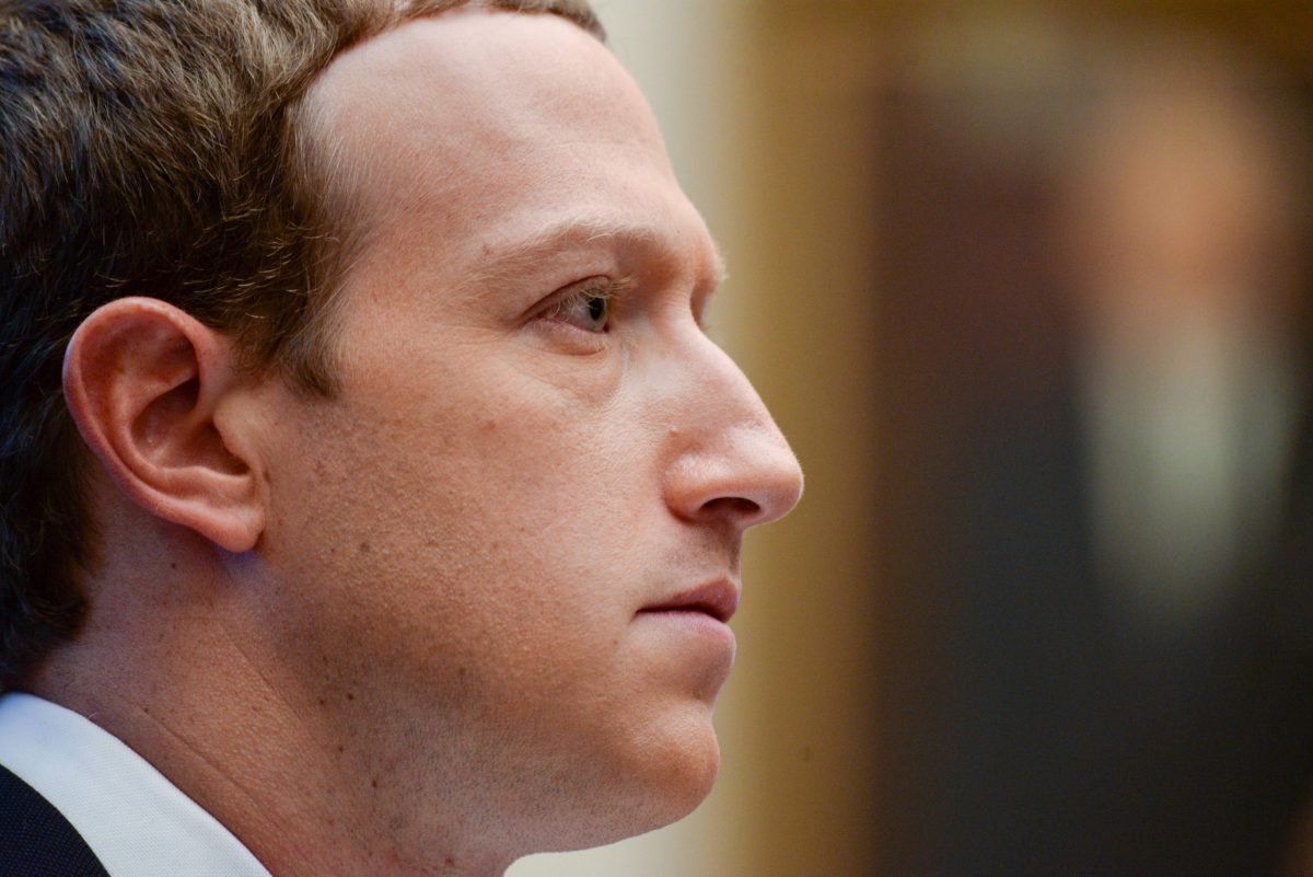 Facebook Chairman and CEO Zuckerberg testifies at a House Financial Services Committee hearing in Washington