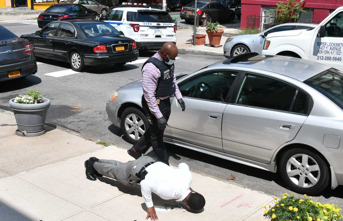A 27 year old man was shot on Howard Avenue and Bainbridge Street.