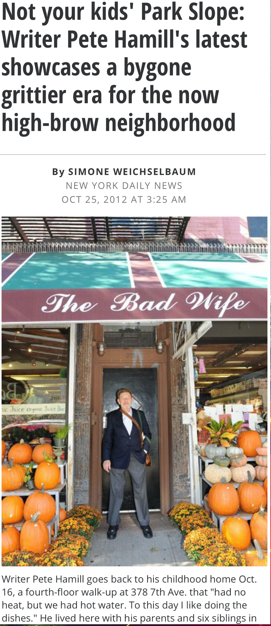 Working with Pete Hamill: How New York's newsman inspired his fellow journalists 3