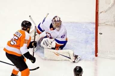 NHL: Stanley Cup Playoffs-New York Islanders at Philadelphia Flyers