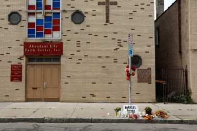 Memorial on Jefferson Avenue in Rochester, New York