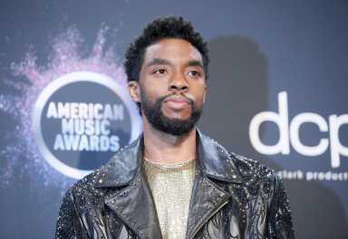 FILE PHOTO: 2019 American Music Awards – Photo Room – Los Angeles, California, U.S., November 24, 2019 – Chadwick Boseman poses backstage
