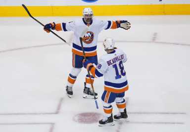 NHL: Stanley Cup Playoffs-New York Islanders at Philadelphia Flyers