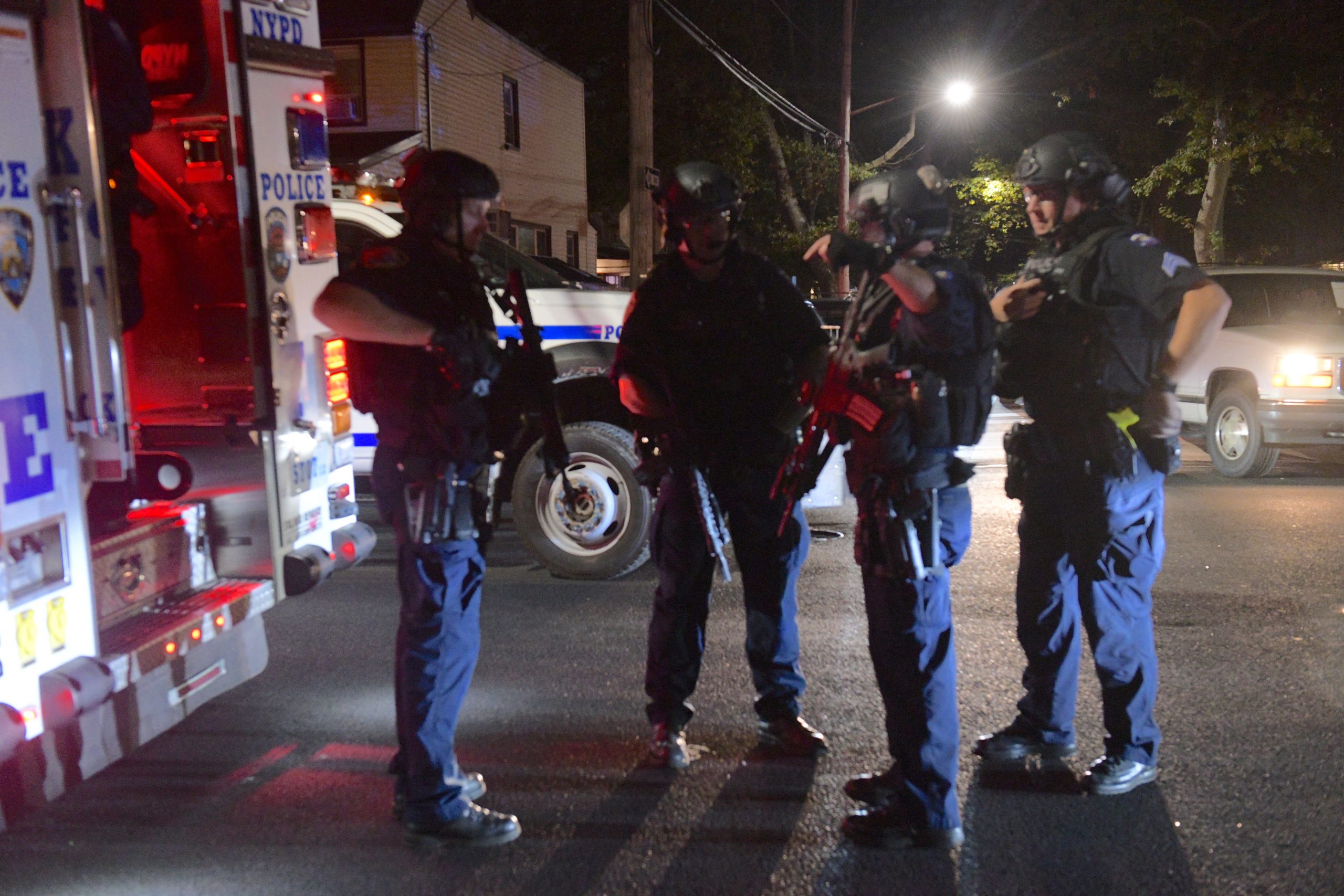 Three men cuffed for driving stolen vehicle in Brooklyn and running into a pedestrian and wall 4