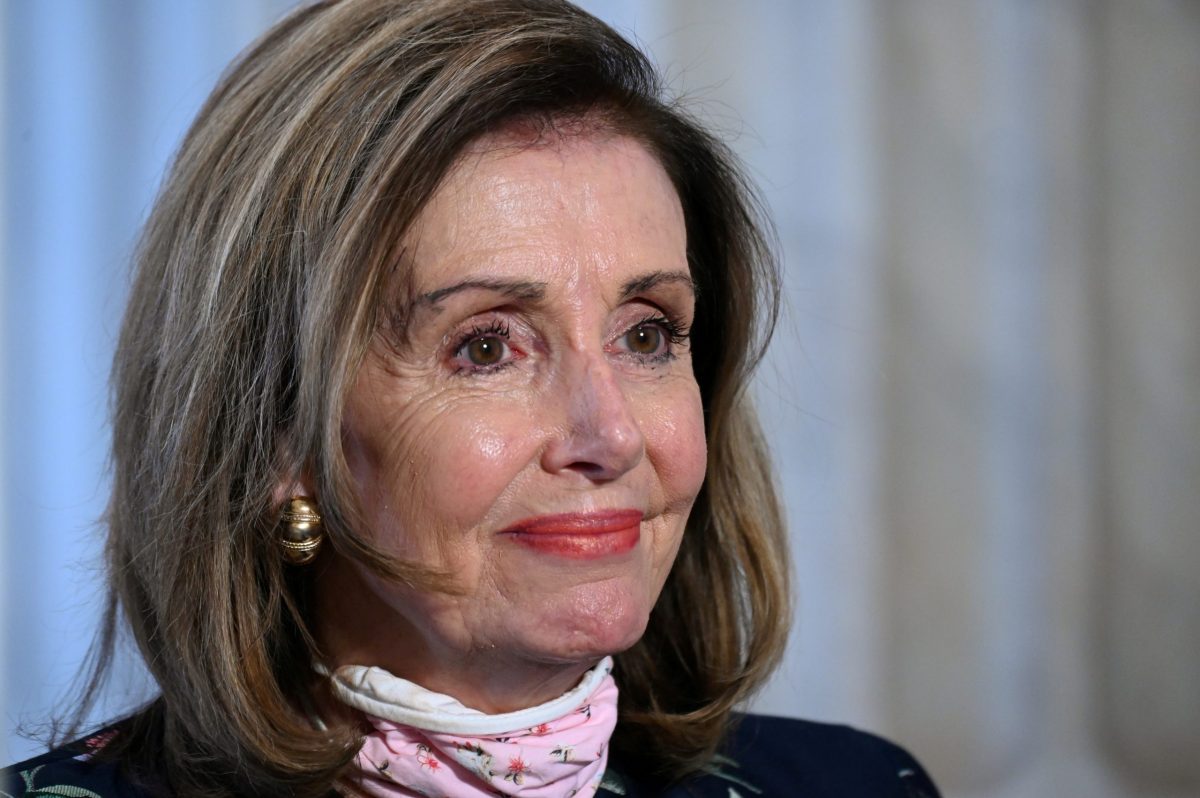 FILE PHOTO: U.S. Speaker of the House Pelosi participates in a TV interview on Capitol Hill in Washington