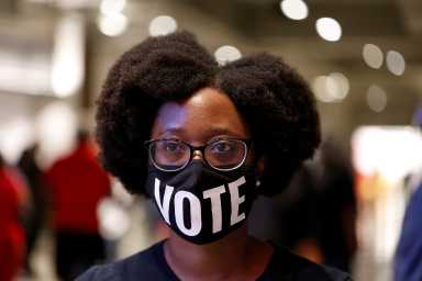 FILE PHOTO: Hawks arena in Atlanta set to be the nation’s largest polling place amid COVID fears