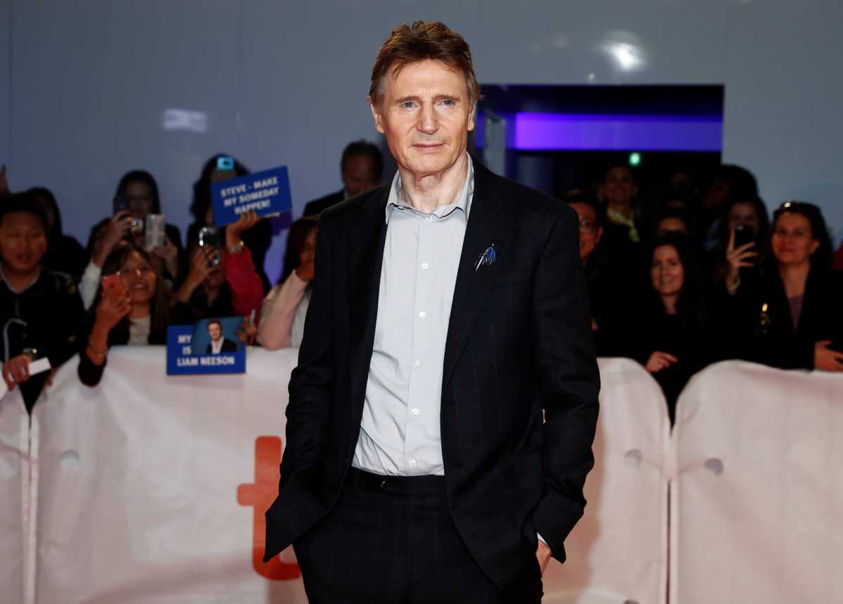 FILE PHOTO: Actor Liam Neeson arrives for the world premiere of Widows at the Toronto International Film Festival (TIFF) in Toronto