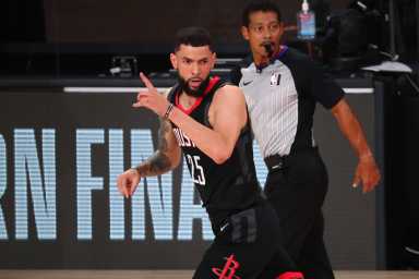 NBA: Playoffs-Houston Rockets at Los Angeles Lakers