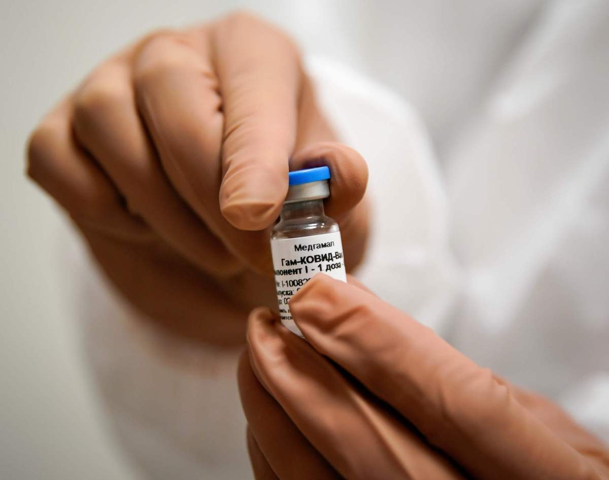 FILE PHOTO: A nurse prepares Russia’s  “Sputnik-V” vaccine against the coronavirus disease (COVID-19) for inoculation at a clinic in Tver