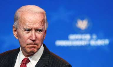 U.S. President-elect Joe Biden speaks after meeting with governors in Wilmington, Delaware