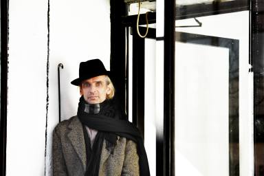 Dietmar Busse phtographed at the Fierman gallery