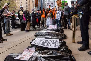 NY: Protestors Furious Over Trump Not Conceding the Election