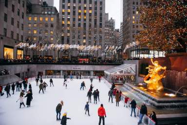 The Rink at Rockefeller Center Courtesy of Tishman Speyer