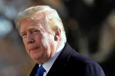 FILE PHOTO: President Donald Trump returns from Camp David