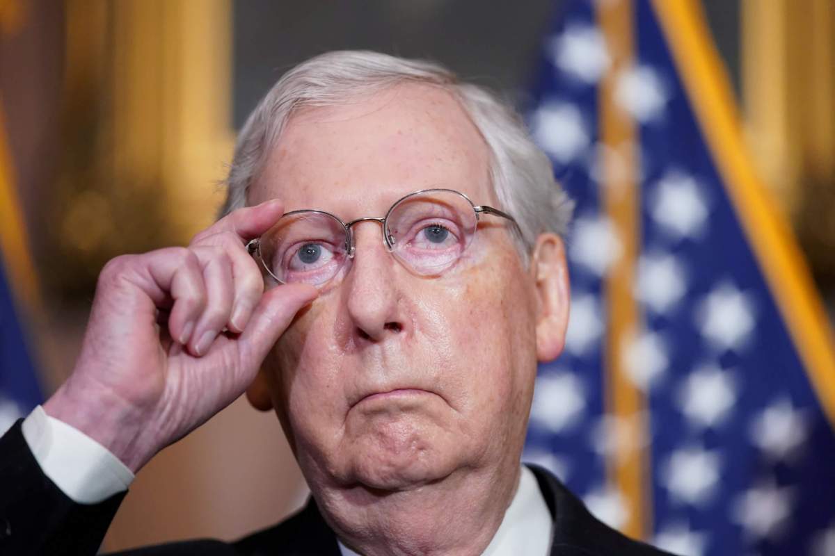 FILE PHOTO: U.S. Senate Republican leaders hold news conference on Capitol Hill in Washington