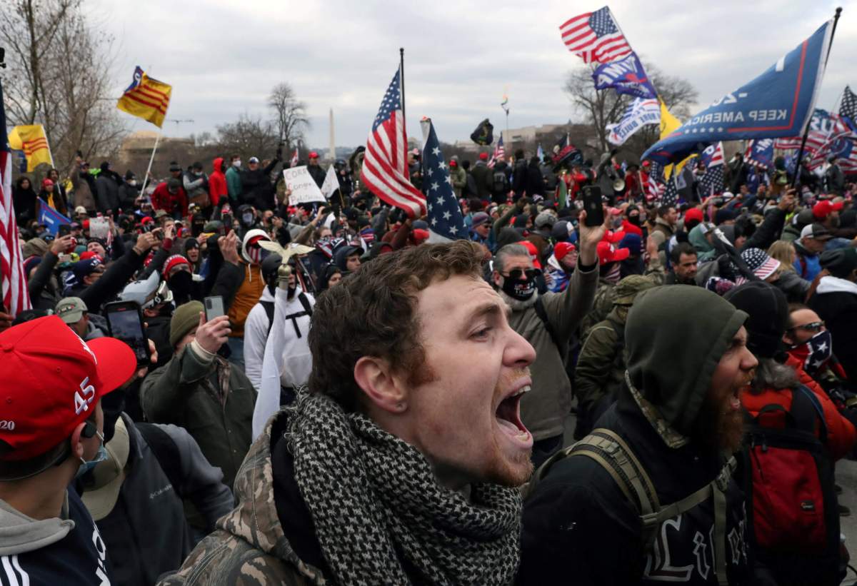 FILE PHOTO: The U.S. Capitol Building is stormed by a pro-Trump mob on January 6, 2021