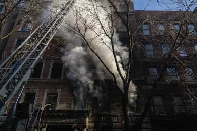 Fire at 357 West 115th Street,